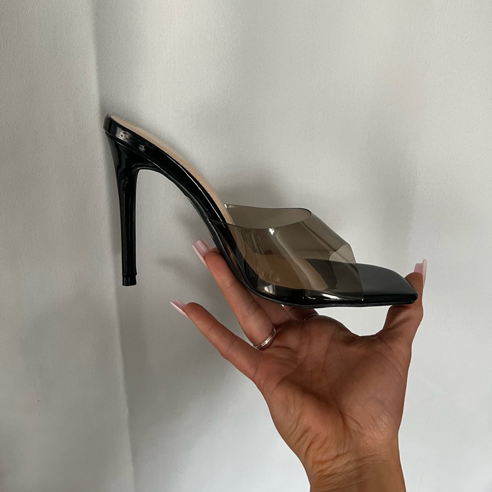 Classy Black Mule Heels
